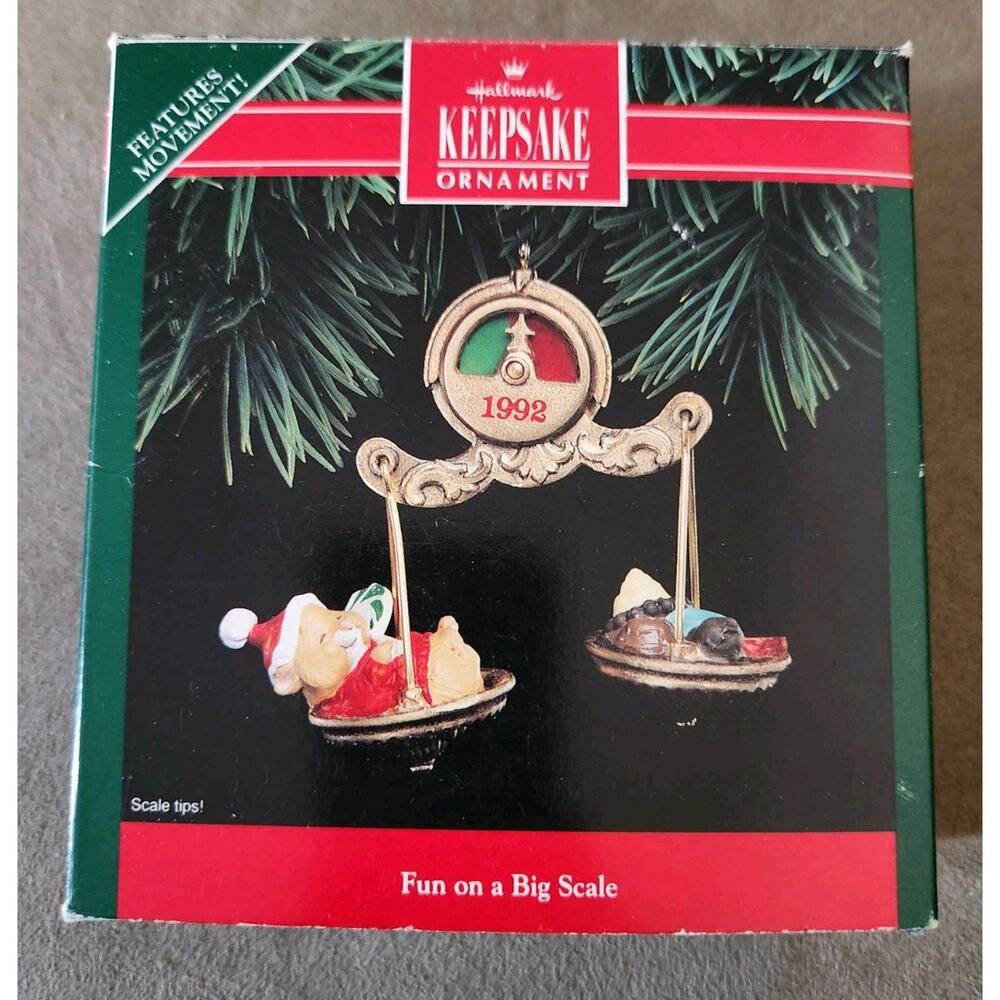 1992 Hallmark Keepsake "Fun On A Big Scale" Ornament